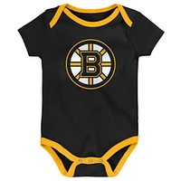 Newborn & Infant Boston Bruins #1 Draft Pick 2 Pack Creeper Blanket Set