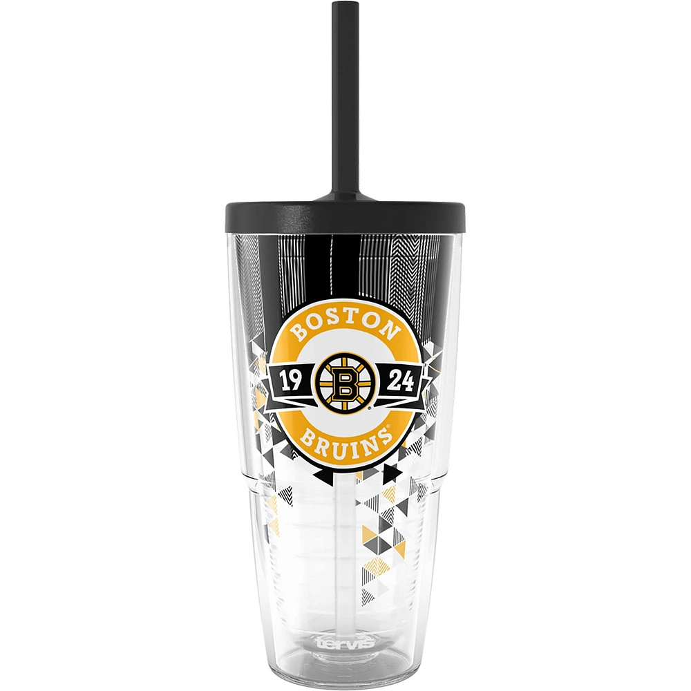 Gobelet classique Tervis Boston Bruins de 24 oz avec couvercle à paille