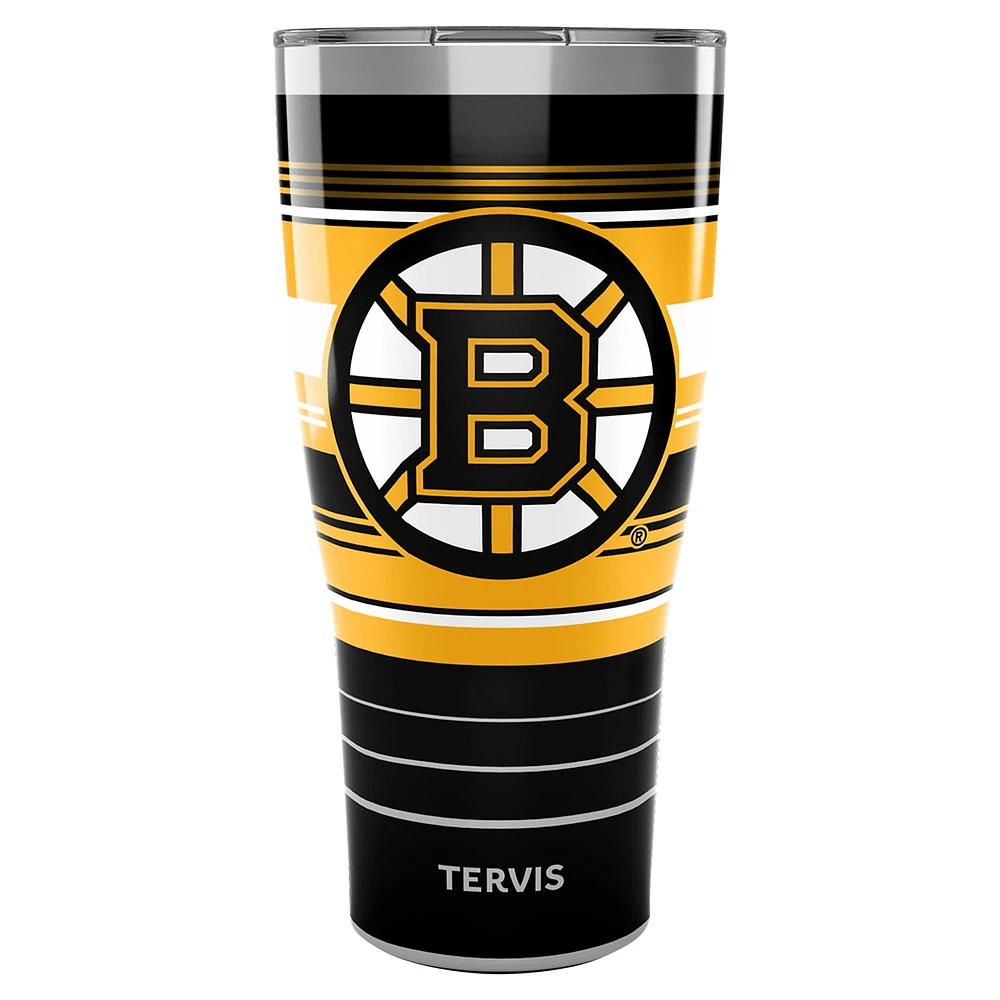 Tervis Bruins de Boston 30oz. Gobelet en acier inoxydable à rayures Hype