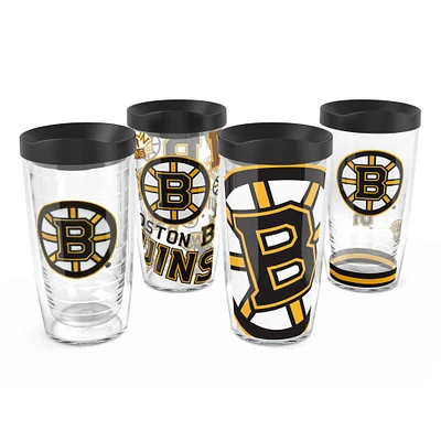 Tervis Boston Bruins Four-Pack 16oz. Classic Tumbler Set