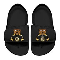 Toddler ISlide Black Boston Bruins Mascot Slide Sandals