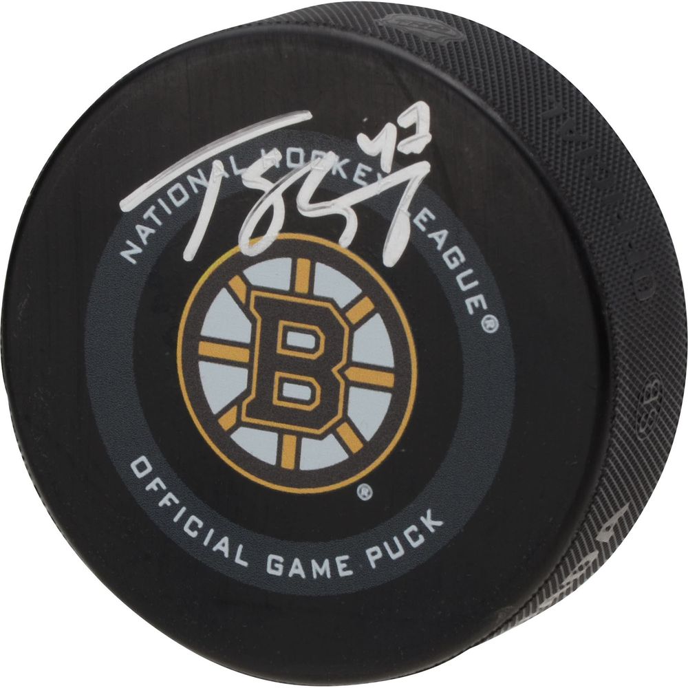 Torey Krug Boston Bruins Autographed 2019 Model Official Game Puck