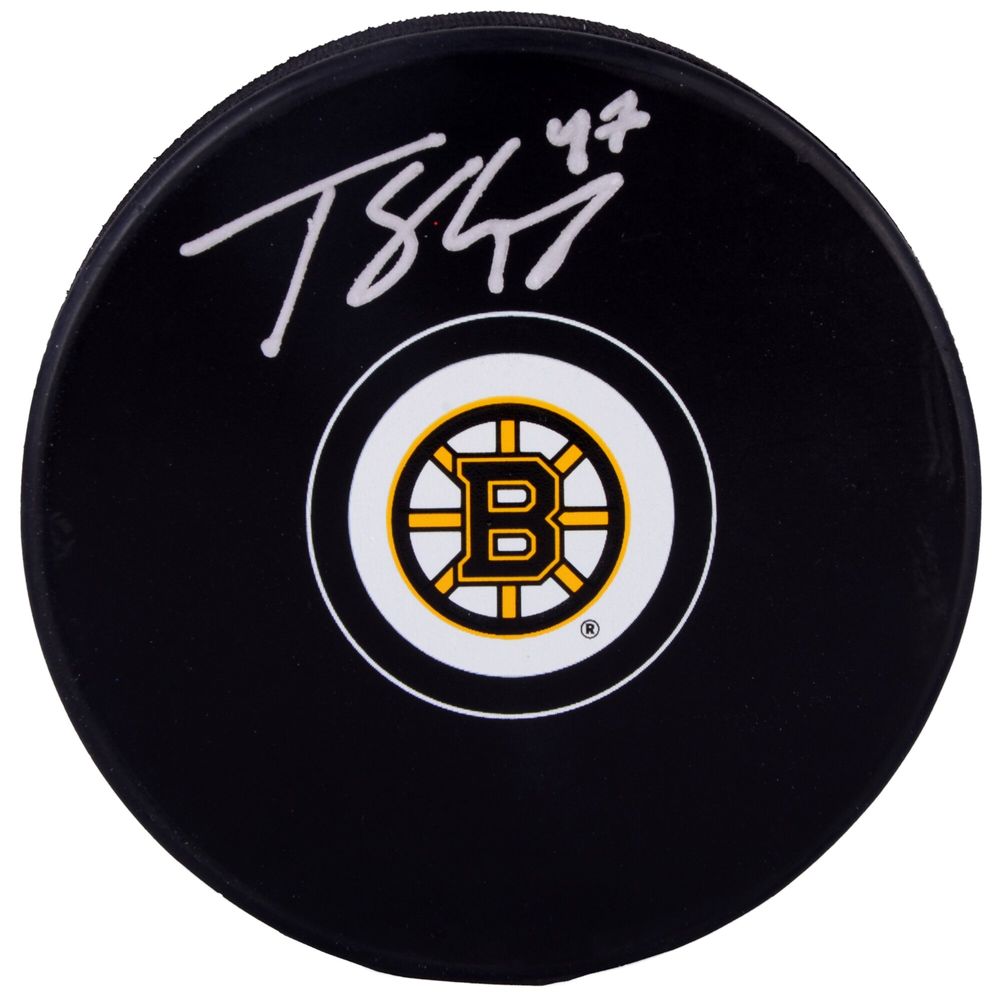 Torey Krug Boston Bruins Autographed Hockey Puck