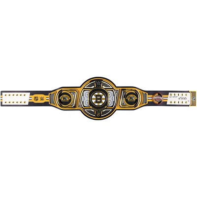 Ceinture WWE Legacy autographiée par Tuukka Rask des Boston Bruins avec inscription « 2014 Vezina