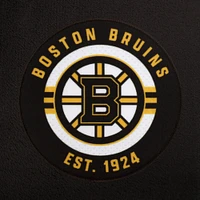 Peignoir unisexe noir des Bruins de Boston