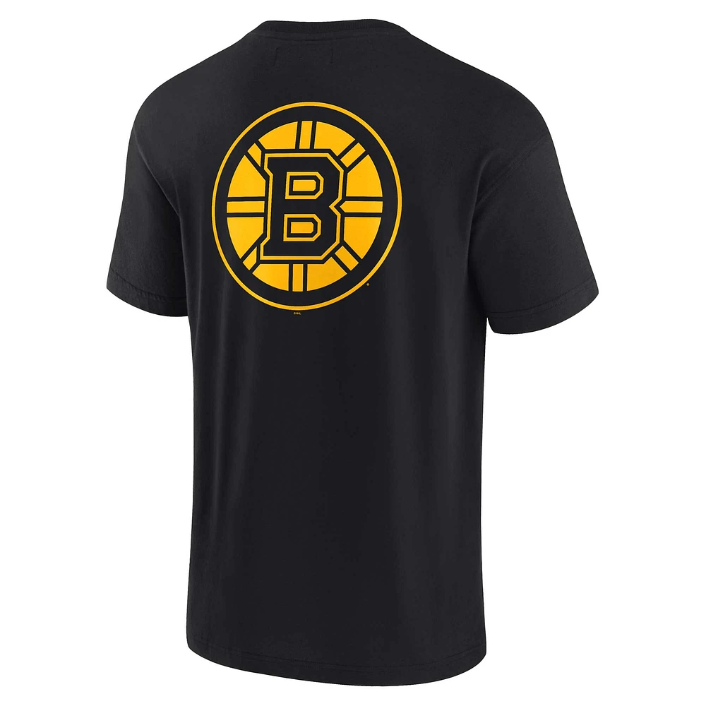 Unisex Fanatics Black Boston Bruins Elements Super Soft Short Sleeve T-Shirt