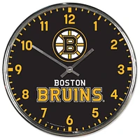 WinCraft Horloge murale chromée des Bruins de Boston