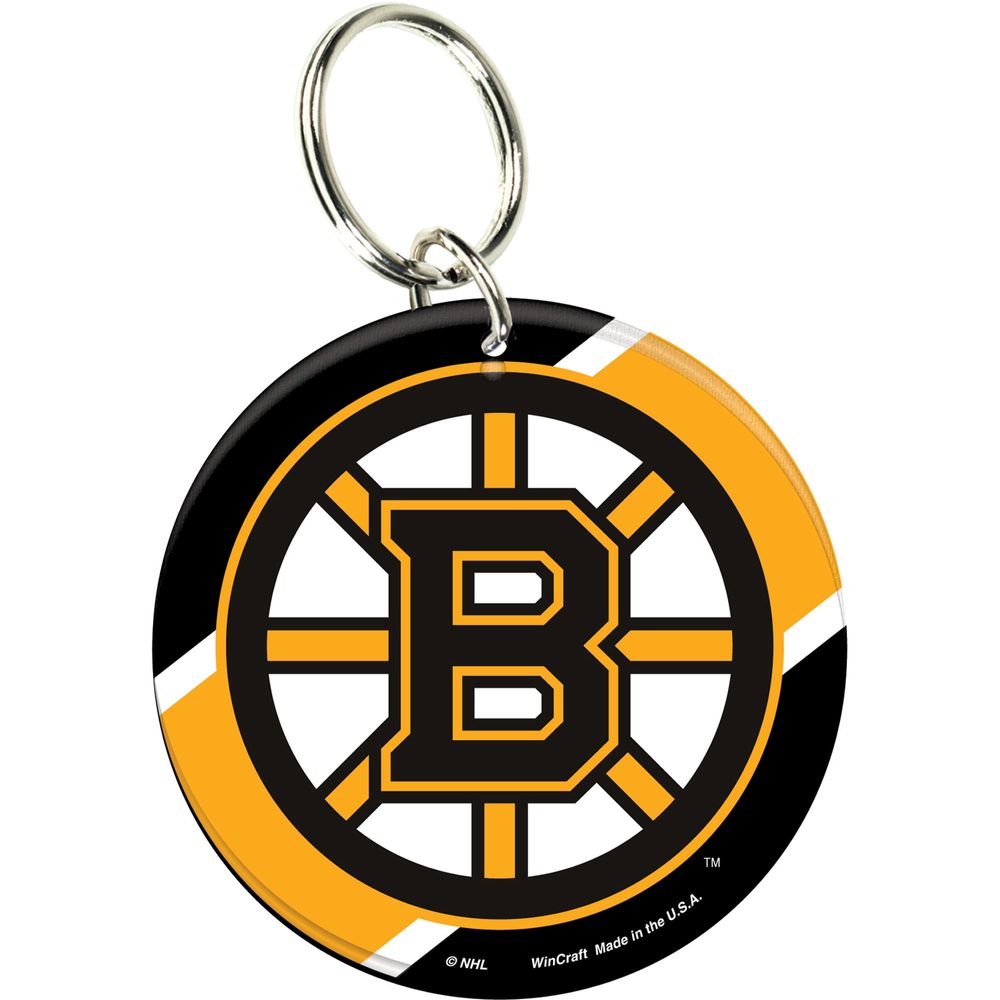 WinCraft Boston Bruins Team Logo Premium Acrylic Keychain