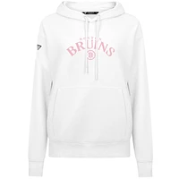 Sweat à capuche blanc pour femme Boston Bruins Mother's Day Adorn de Levelwear