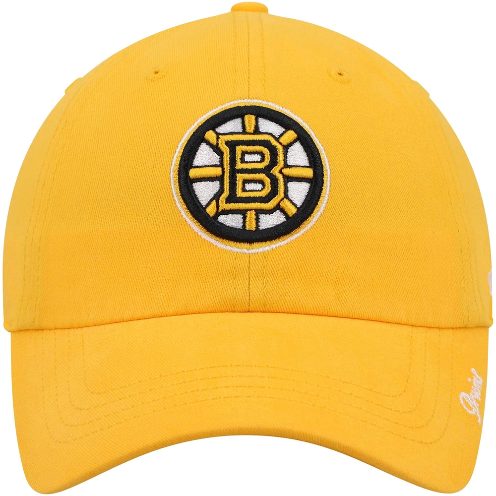 Women's '47 Gold Boston Bruins Team Miata Clean Up Adjustable Hat
