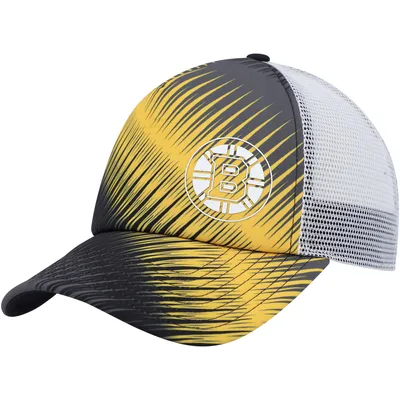 Boston Bruins adidas Women's Graphic Foam Trucker Snapback Hat - Black/White