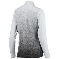 Women's Antigua White/Black Boston Bruins Guide Desert Dry Full-Zip Jacket