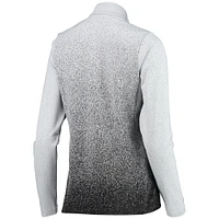 Women's Antigua White/Black Boston Bruins Guide Desert Dry Full-Zip Jacket