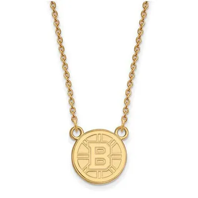 Boston Bruins Women's Gold Plated Small Pendant Necklace