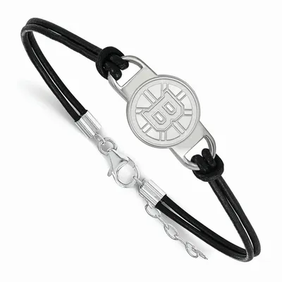 Boston Bruins Women's Leather Bracelet