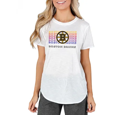 Concepts Sport Women's Boston Bruins Marathon Black T-Shirt, Small