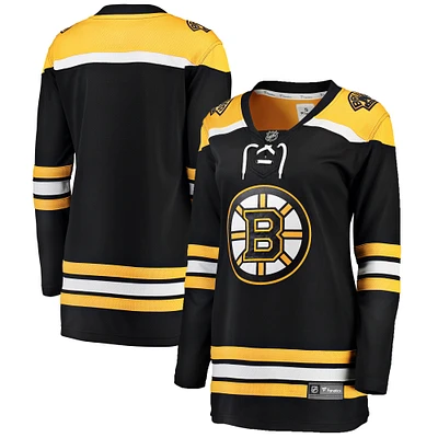 Maillot Breakaway Home Fanatics noir des Bruins de Boston pour femmes