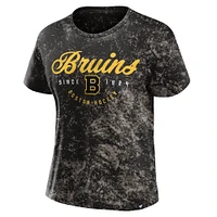 T-shirt noir Breakaway des Bruins de Boston pour femmes Fanatics