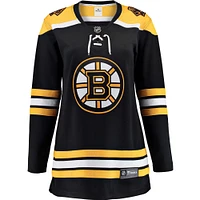 Women's Fanatics Black Boston Bruins Home Breakaway - Blank Jersey