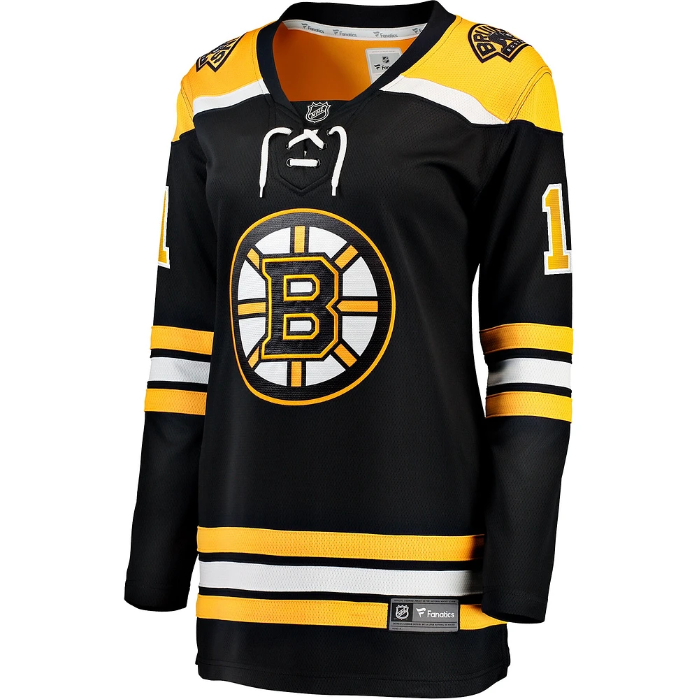 Maillot de joueuse échappée à domicile des Bruins Boston, Casey Mittelstadt, fanatiques féminines, noir