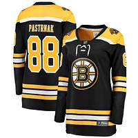 Maillot de joueur échappé des Bruins Boston Fanatics David Pastrnak pour femmes, noir