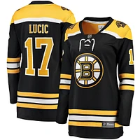 Maillot de joueur échappé à domicile Fanatics Milan Lucic noir des Bruins Boston pour femmes