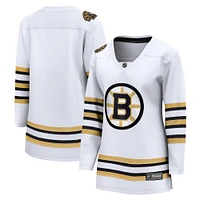 Maillot blanc Premier Breakaway du 100e anniversaire des Bruins de Boston marque Fanatics pour femmes