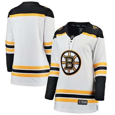 Maillot Breakaway extérieur Fanatics blanc des Bruins de Boston pour femmes