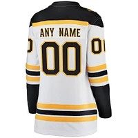 Women's Fanatics White Boston Bruins Breakaway - Custom Jersey
