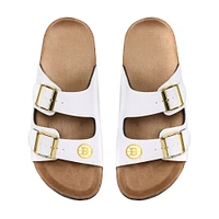 Women's FOCO Boston Bruins Double-Buckle Sandals