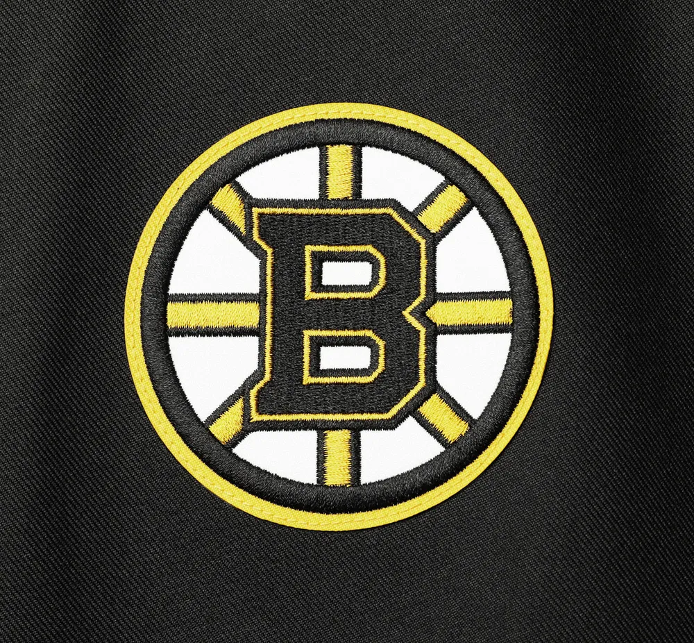 Women's JH Design Black Boston Bruins Plus Front Hit Full-Snap Jacket