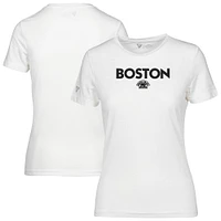 Women's Levelwear  White Boston Bruins Maddox City Capsule T-Shirt