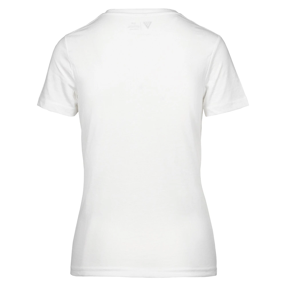Women's Levelwear  White Boston Bruins Maddox City Capsule T-Shirt