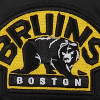 Women's Pro Standard  Black Boston Bruins Rhinestone Jewels Satin Full-Snap Jacket