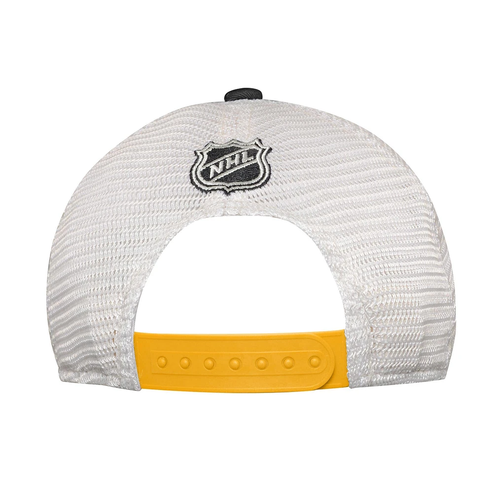 Casquette ajustable noire pour jeunes des Bruins de Boston