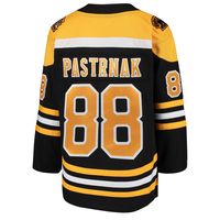 Youth David Pastrnak Black Boston Bruins Home Premier Player Jersey