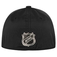 Youth Fanatics Black Boston Bruins Authentic Pro Training Camp Stretch Fit Hat