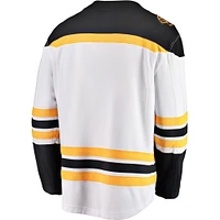 Youth Fanatics White Boston Bruins Away Breakaway Jersey