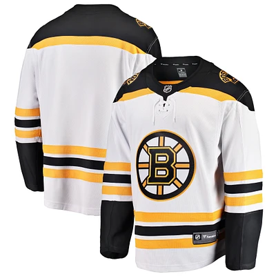 Maillot Breakaway blanc des Bruins de Boston pour jeunes Fanatics