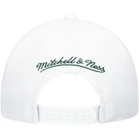 Youth Mitchell & Ness White Boston Bruins After Shock Snapback Hat