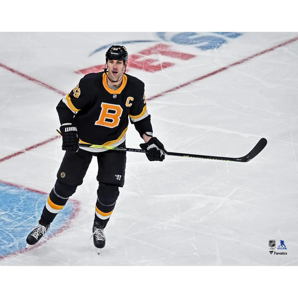 Lids Patrice Bergeron Boston Bruins Fanatics Authentic Unsigned Jersey  Shooting Photograph