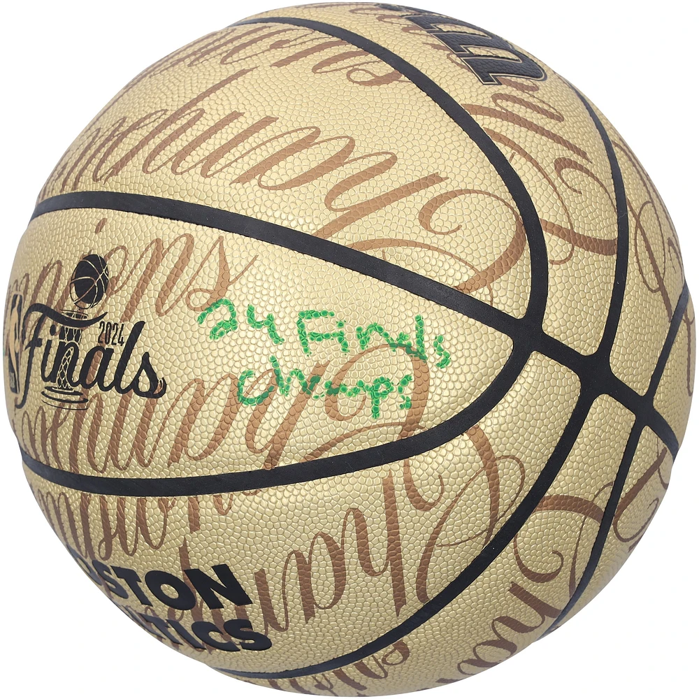 Al Horford Boston Celtics Autographed 2024 NBA Finals Champions Wilson Collector's Edition Basketball with "24 Finals Champs" Inscription