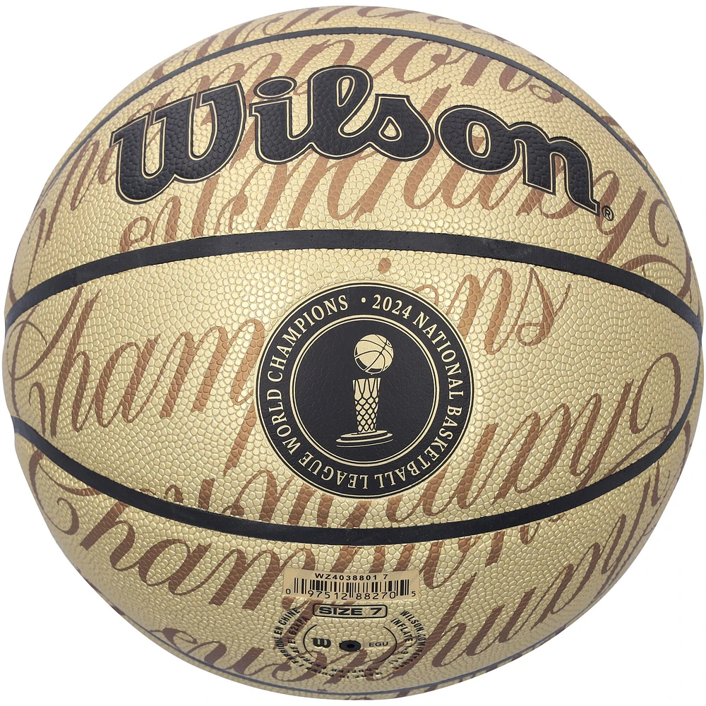 Al Horford Boston Celtics Autographed 2024 NBA Finals Champions Wilson Collector's Edition Basketball with "24 Finals Champs" Inscription