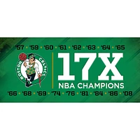 Boston Celtics 17-Time NBA Finals Champions 12" Replica Larry O'Brien Trophy with Sublimated Plate