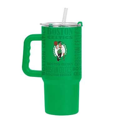 Verre à vin avec revêtement en poudre Replay de 24 oz des Boston Celtics