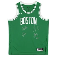 Boston Celtics Autographed 2024 NBA Finals Champions Nike Kelly Green Icon Swingman Edition Jersey with at least 4 Signatures - Limited Edition of 250