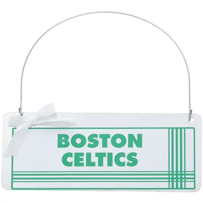 Boston Celtics #1 Fan Galvanized Sign Ornament