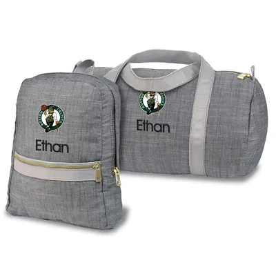 Boston Celtics Personalized Small Backpack and Duffle Bag Set