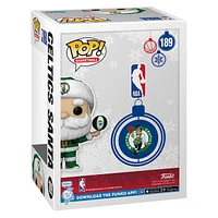 Figurine en vinyle exclusive Fanatics 2024 du Père Noël des Celtics de Boston Funko Pop!