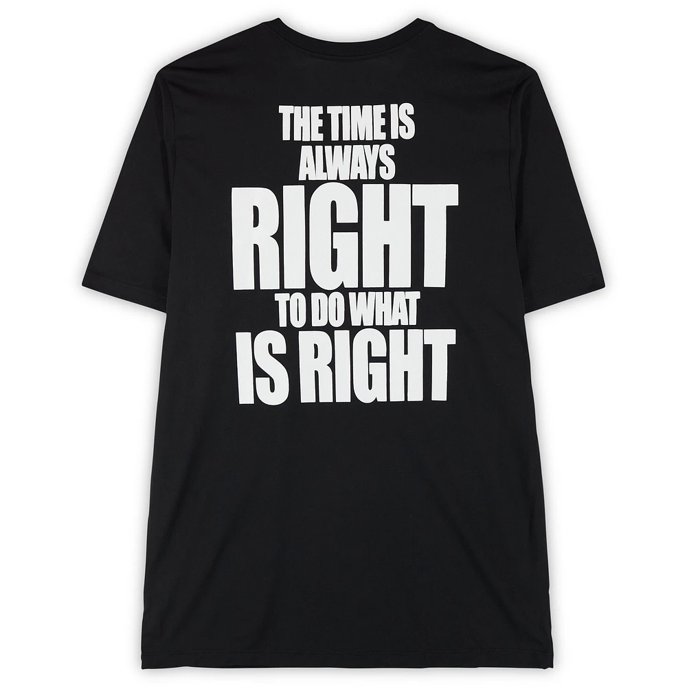 Boston Celtics Team-Issued Black MLK T-Shirt from the 2024-25 NBA Season